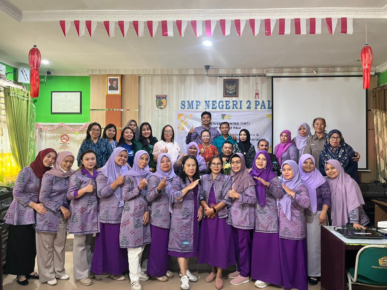 Tingkatkan Kompetensi, SMP Negeri 2 Palu Gelar In House Training Pembelajaran Mendalam